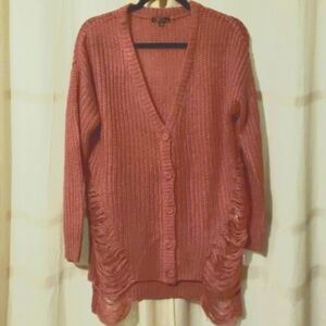 Cleo Distressed Cardigan